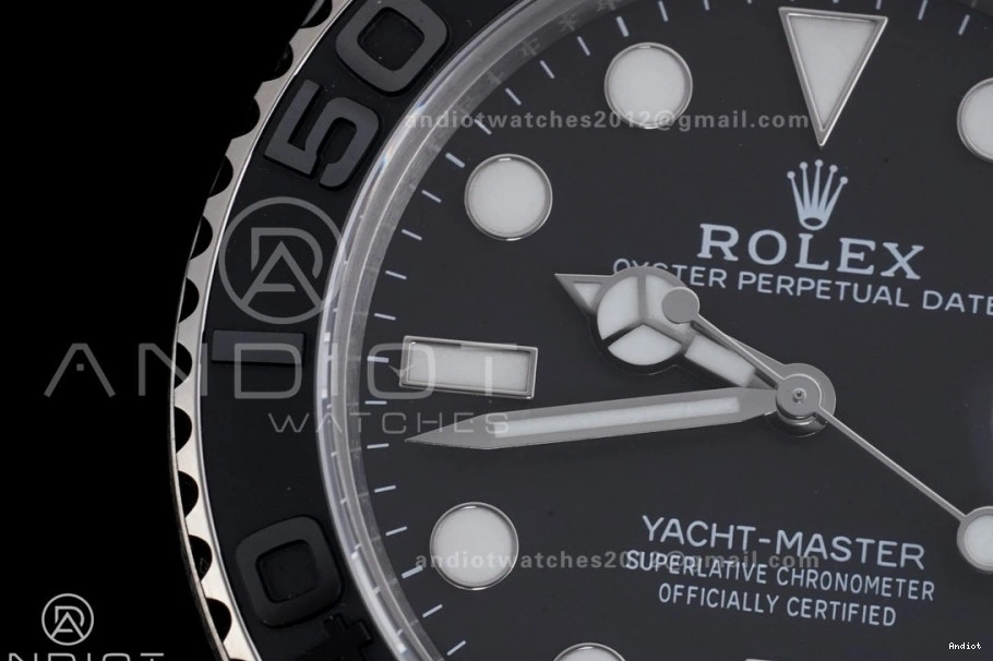 Clean Titanium On Black Edition Titanium Bracelet 226627 Dial SH3235 Yacht-Master 1:1 Best 0218